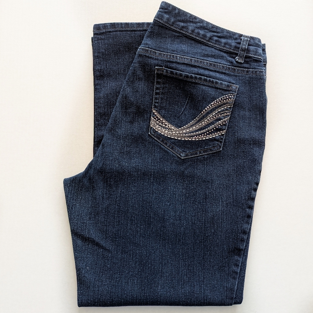 Style & Co. Denim Jeans with Embellished Pockets